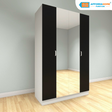 CARLTON Wardrobe 4 Door XL Affordahome