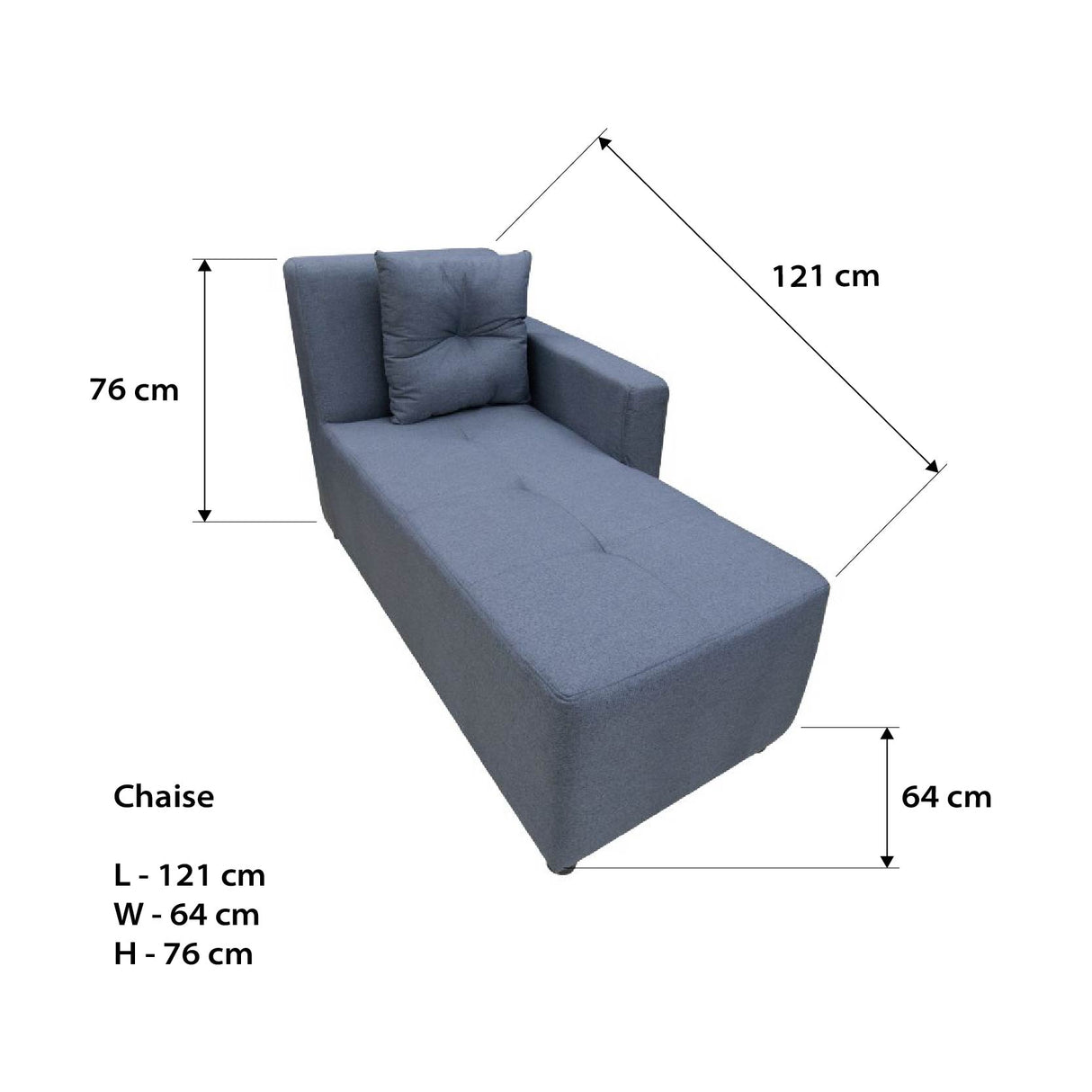 CONNER L-Shape Fabric Sofa with Ottoman Affordahome