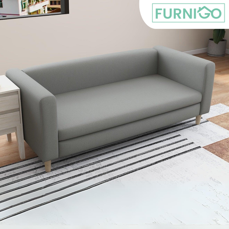 CHARLOTTE 3-Seater Fabric Sofa Furnigo