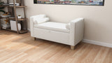 CHARM Fabric Bench with Storage Affordahome