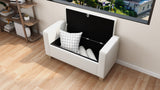 CHARM Fabric Bench with Storage Affordahome