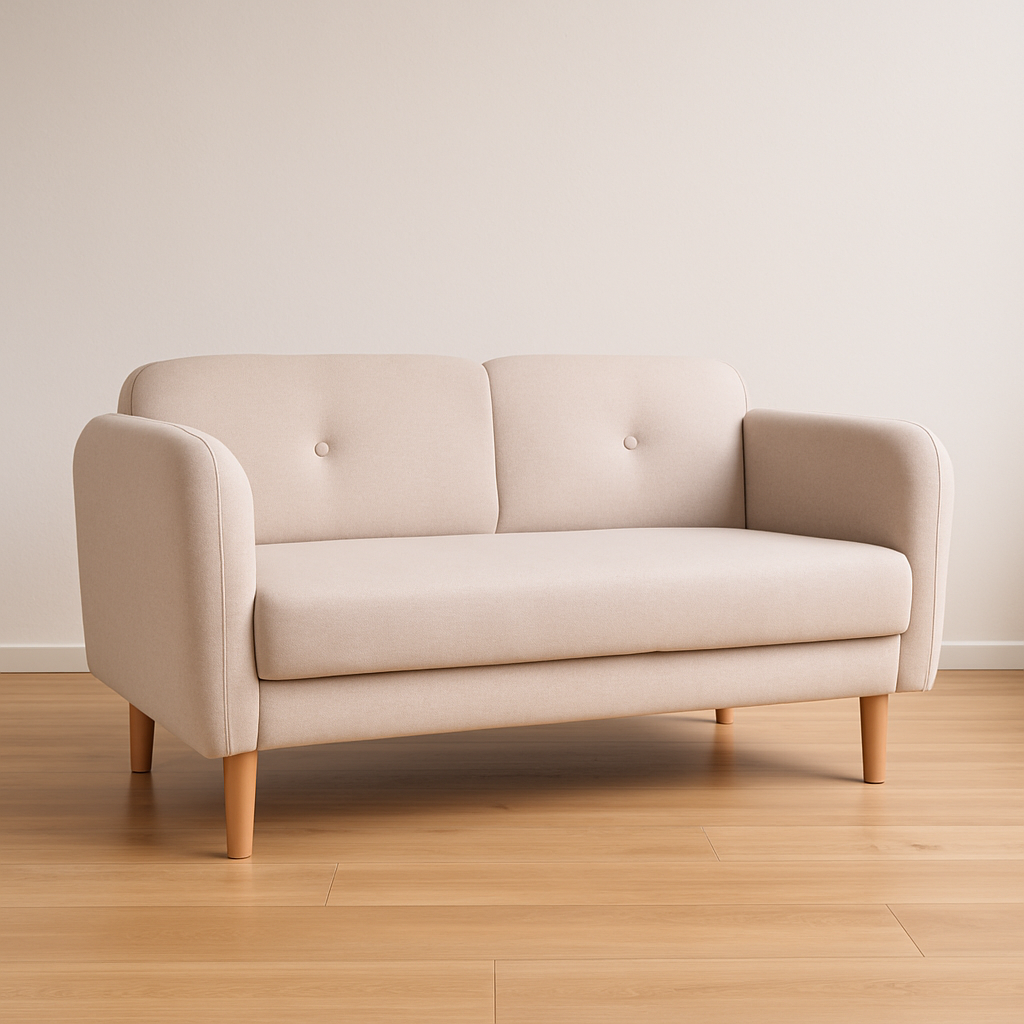 ASHER 2-Seater Fabric Sofa Affordahome