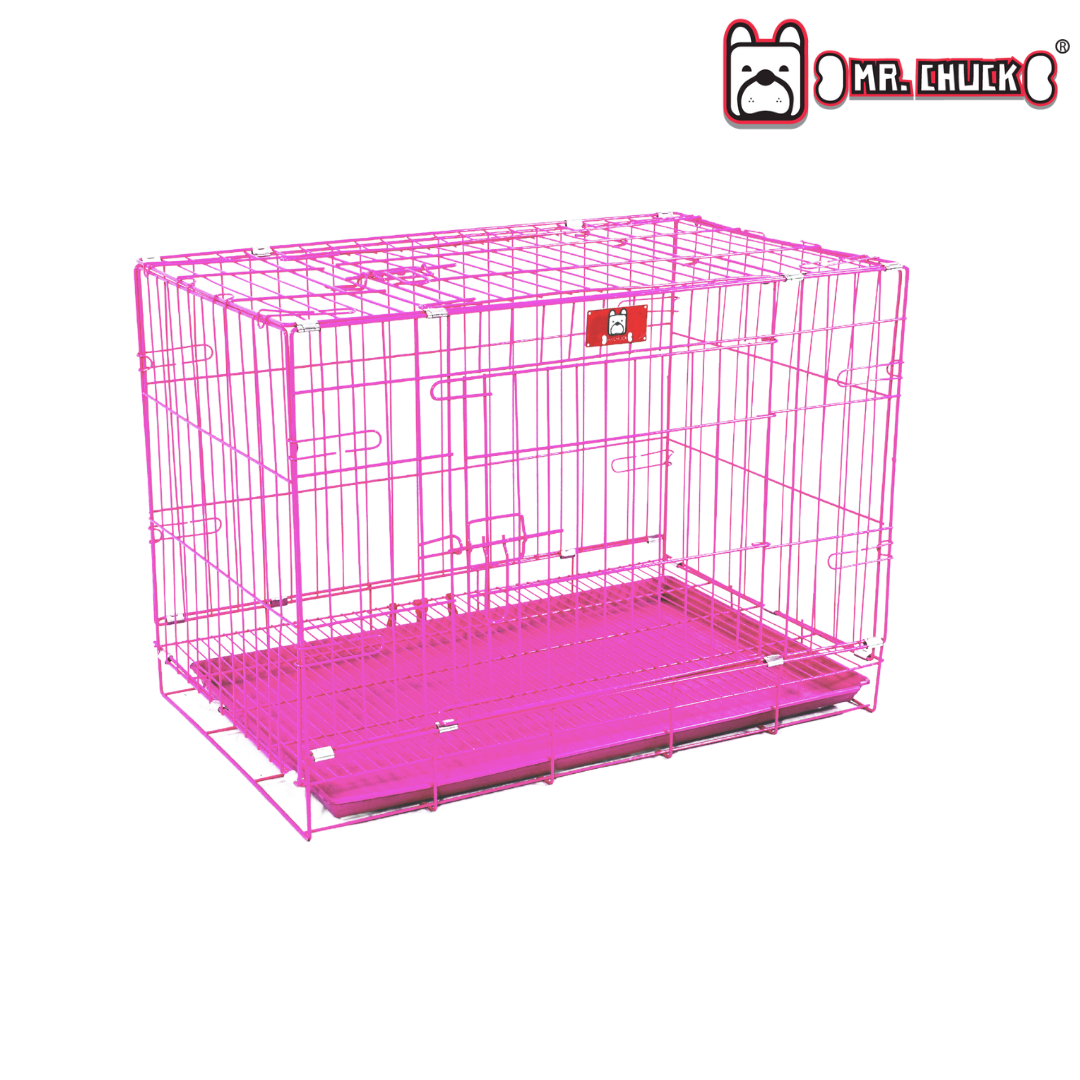 Pink dog kennel large hotsell