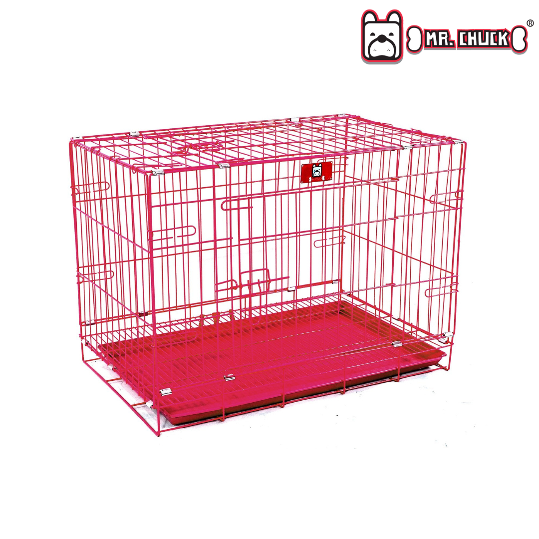 Mr. Chuck - Collapsible Pet Crate Maroon Mr. Chuck Pet Store