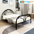 CRISTAL Metal Bed Frame Affordahome