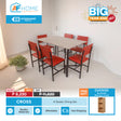 CROSS Dining Set 6 Seater | FREE CUCKOO BOOKSHELF | BIG YEAR-END SALE Affordahome