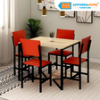 CROSS Dining Set 4 Seater Affordahome