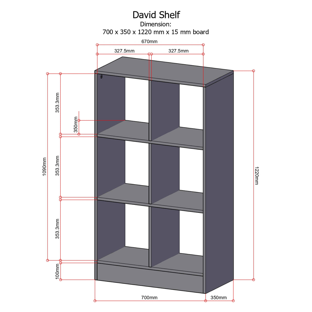 David Display Shelf Affordahome