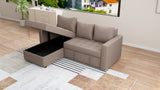 DARCY Sofabed with Storage Chaise Furnigo