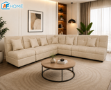 El Grande L-shape Fabric Sofa Luxe Life PH