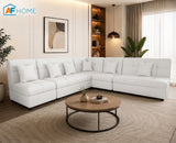 El Grande L-shape Fabric Sofa Luxe Life PH