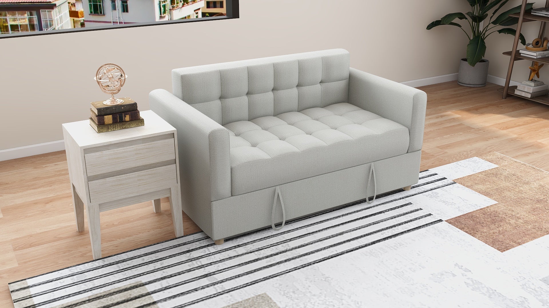 ESMERALD Pullout Fabric Sofa bed AF Home