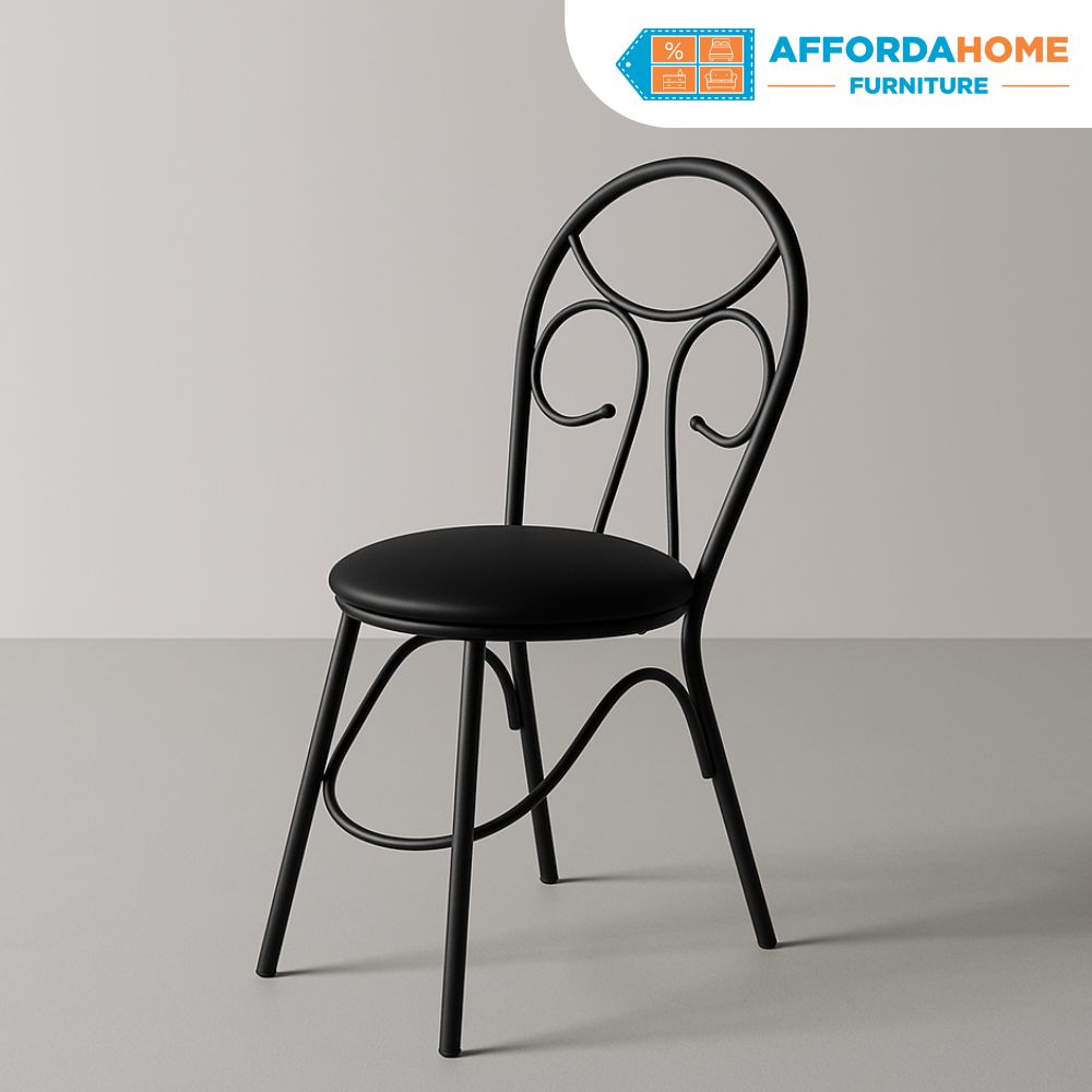 FLOR Metal Dining Chair Affordahome