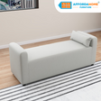 FALCON 3 Seater Bench (Leather Sofa) Affordahome