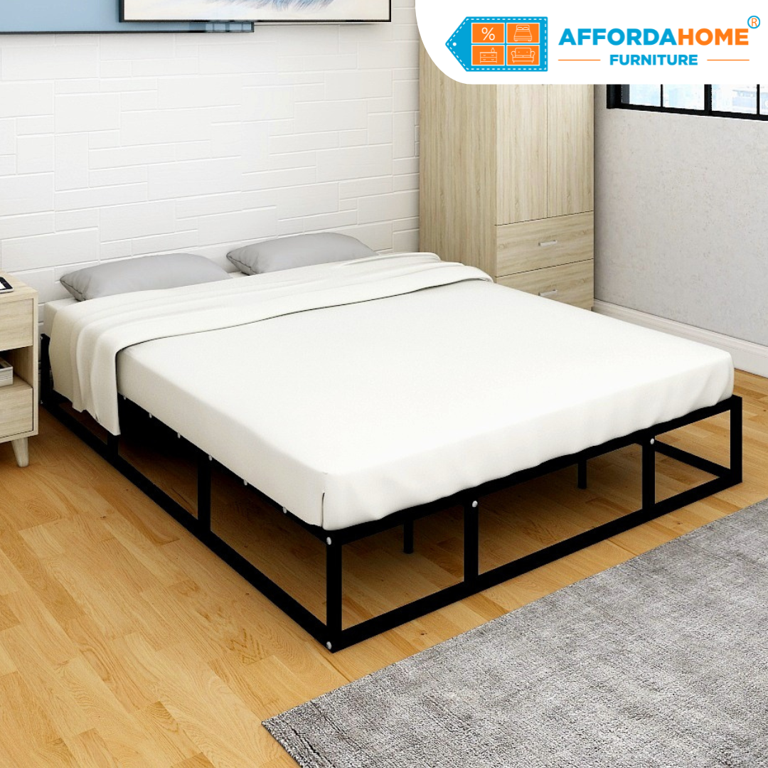 Tubular double bed frame discount