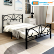 FLORENCE Single Metal Bed Frame Affordahome