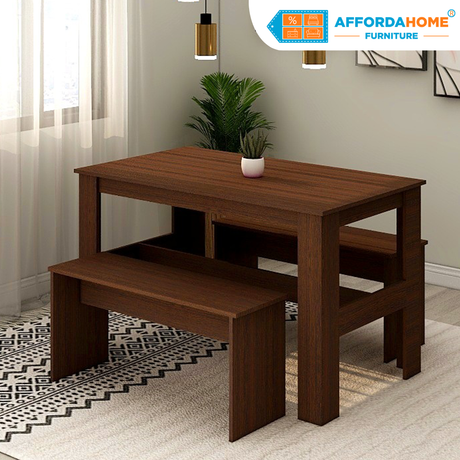 FOREST Dining Set 4 Seater Affordahome