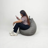 Lily Medium Teardrop Bean Bag - Free 2pcs Small Bolster Pillows (PAYDAY SALE) AF Home