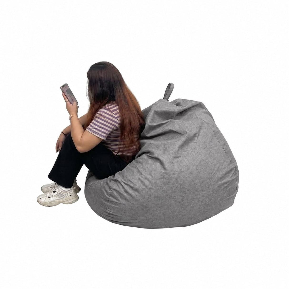 Loki Large Teardrop Bean Bag - Free 2pcs Small Bolster Pillows (PAYDAY SALE) AF Home