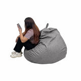 Loki Large Teardrop Bean Bag - Free 2pcs Small Bolster Pillows (PAYDAY SALE) AF Home