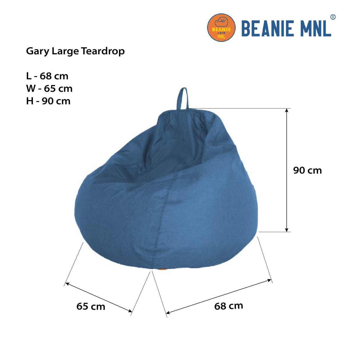 Beanie MNL - Gary Large Teardrop Beanie MNL
