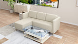 GAYNOUR L-Shape Fabric Sofa Furnigo