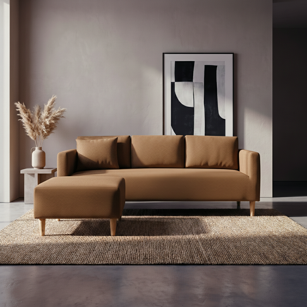 Gaynour Reversible Fabric Sofa Furnigo