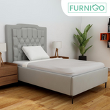 GEORGE Upholstered Bed Frame Furnigo