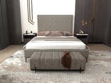 HENRY Upholstered Bed Frame + CLOUD MATTRESS FOAM 6 INCHES | FREE WHITE SLEEPING PILLOW (BUY1,TAKE1) | HOME FEST Furnigo