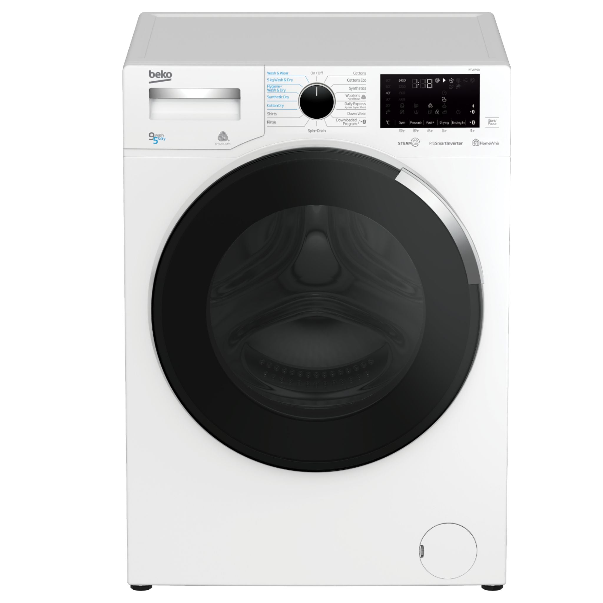 BEKO HTV9743X 9.0 kg. Washer/5.0 kg. Dryer Front Load Washing Machine Beko