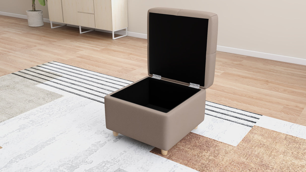 HANNAH Storage Ottoman Affordahome Furniture