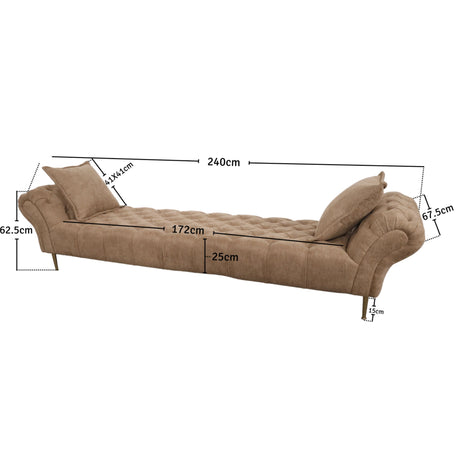 ISABEL Cleopatra Fabric Sofa Affordahome