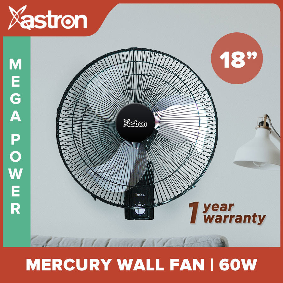 ASTRON Mercury IWF-1855 Indl Wall Fan Astron