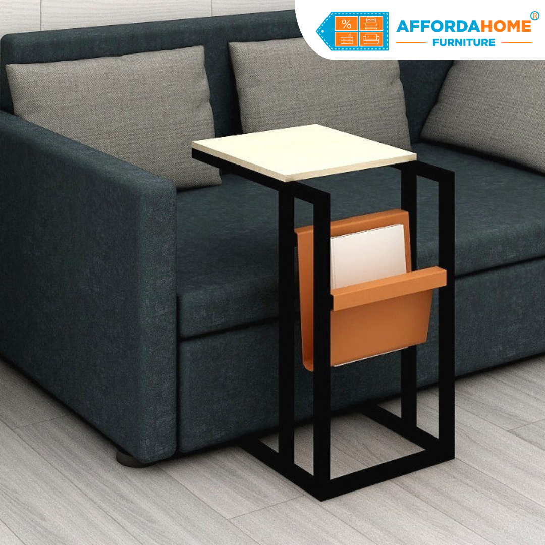 IRIS Side Table w/ Magazine Rack – AF Home