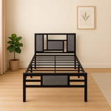 JAMES Single Metal Bed Frame Affordahome
