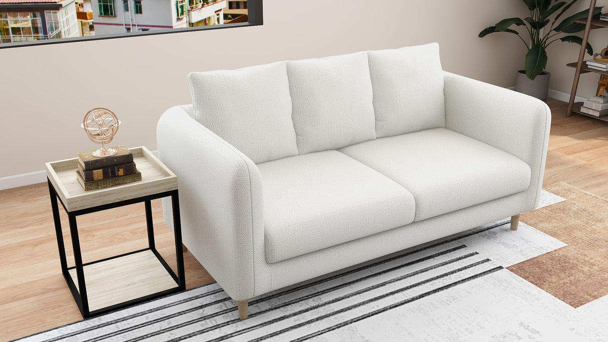 JANE 3-Seater Fabric Sofa Furnigo