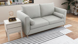 JASMIN 3 Seater Fabric Sofa with Pillows Furnigo