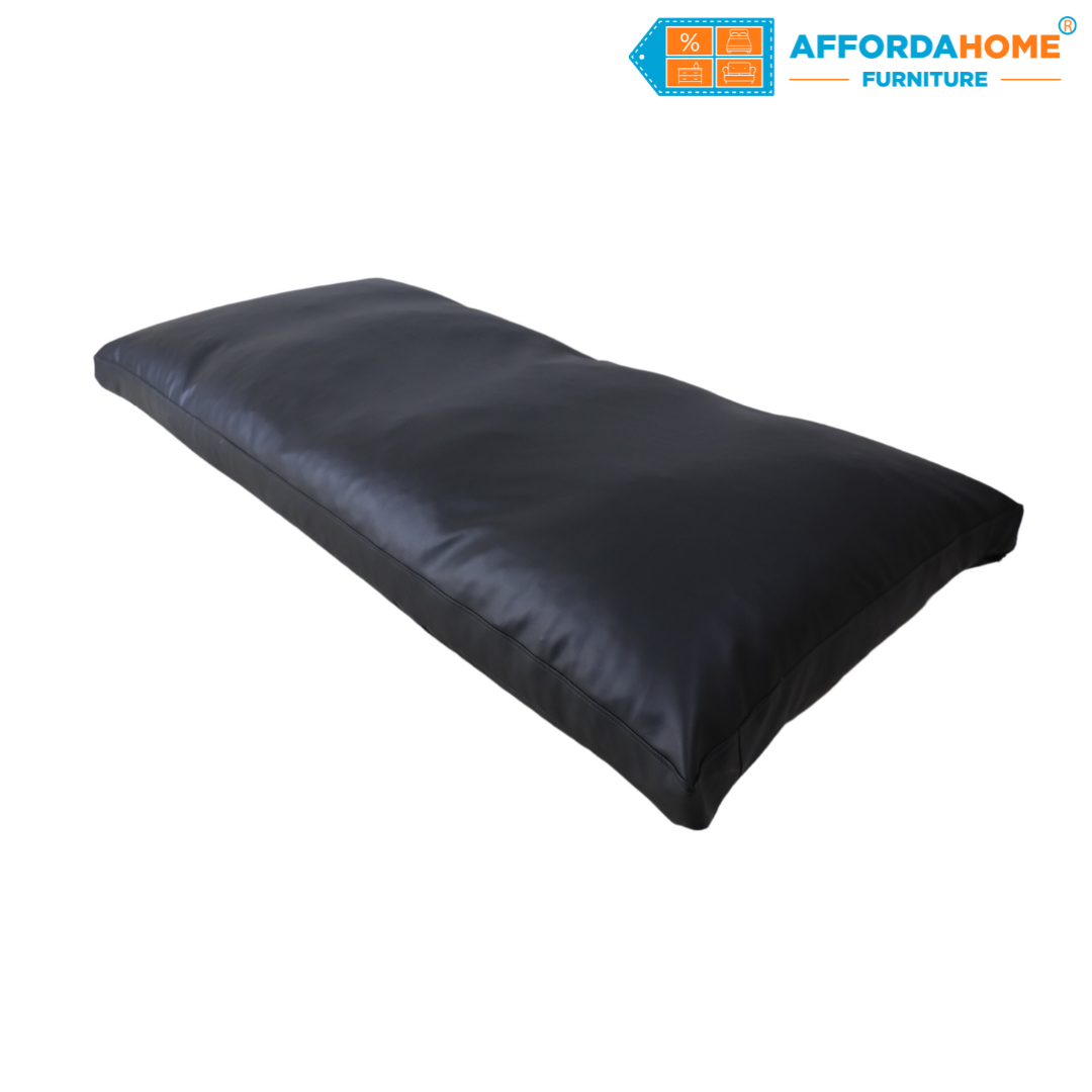 JIMMY Leather Floor Cushion Affordahome