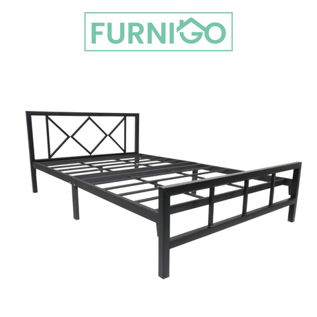 JOE Single Metal Bed Frame Furnigo