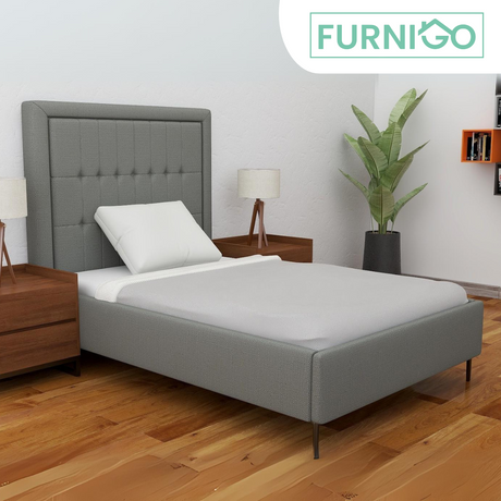 JONES Upholstered Bed Frame Furnigo