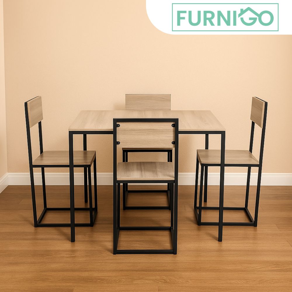 KENT 4-Seater Dining Table Set Furnigo