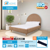 KHIN Upholstered Bed Frame | FREE BODY PILLOW 50" x 15" | BIG YEAR-END SALE Furnigo