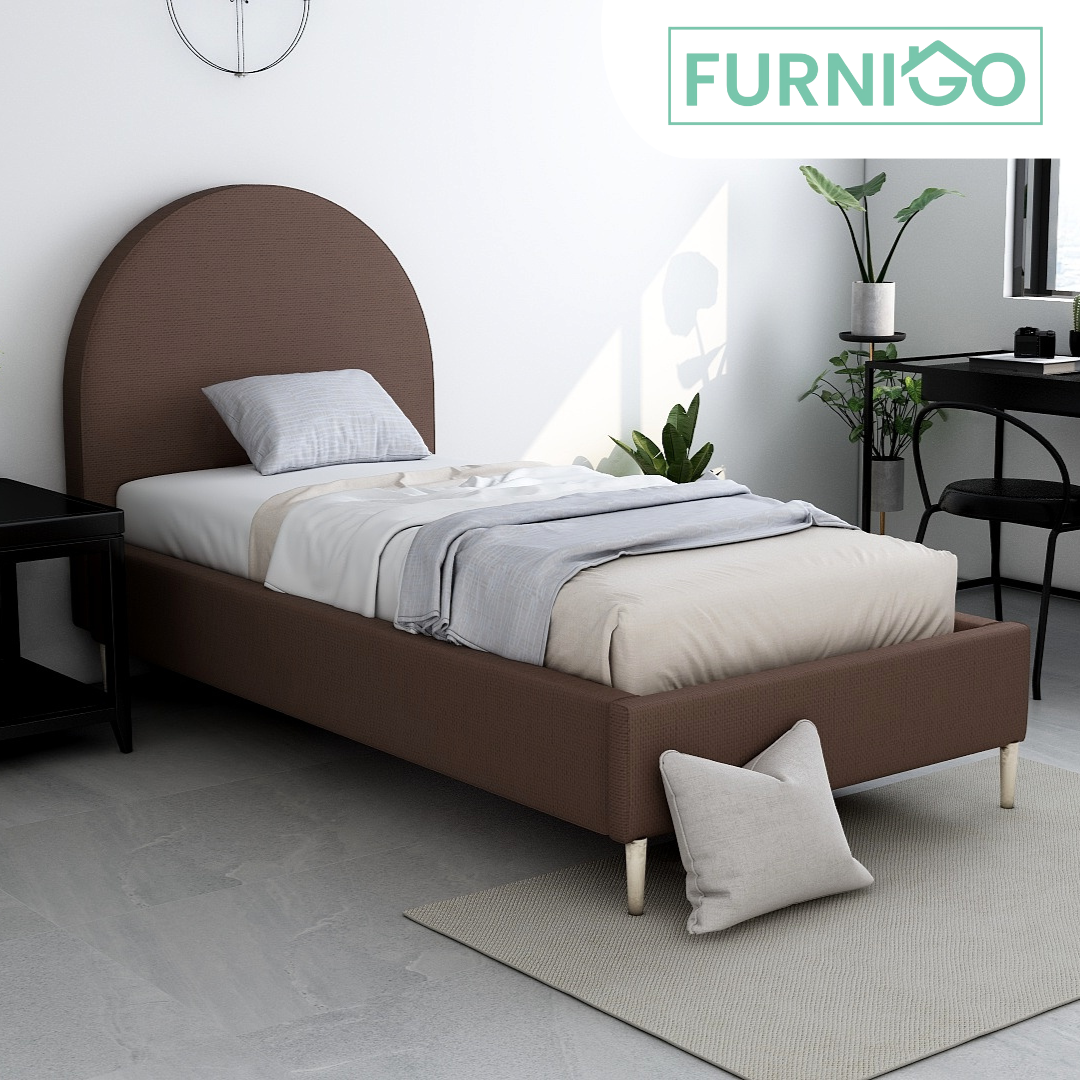 KHIN Upholstered Bed Frame Furnigo