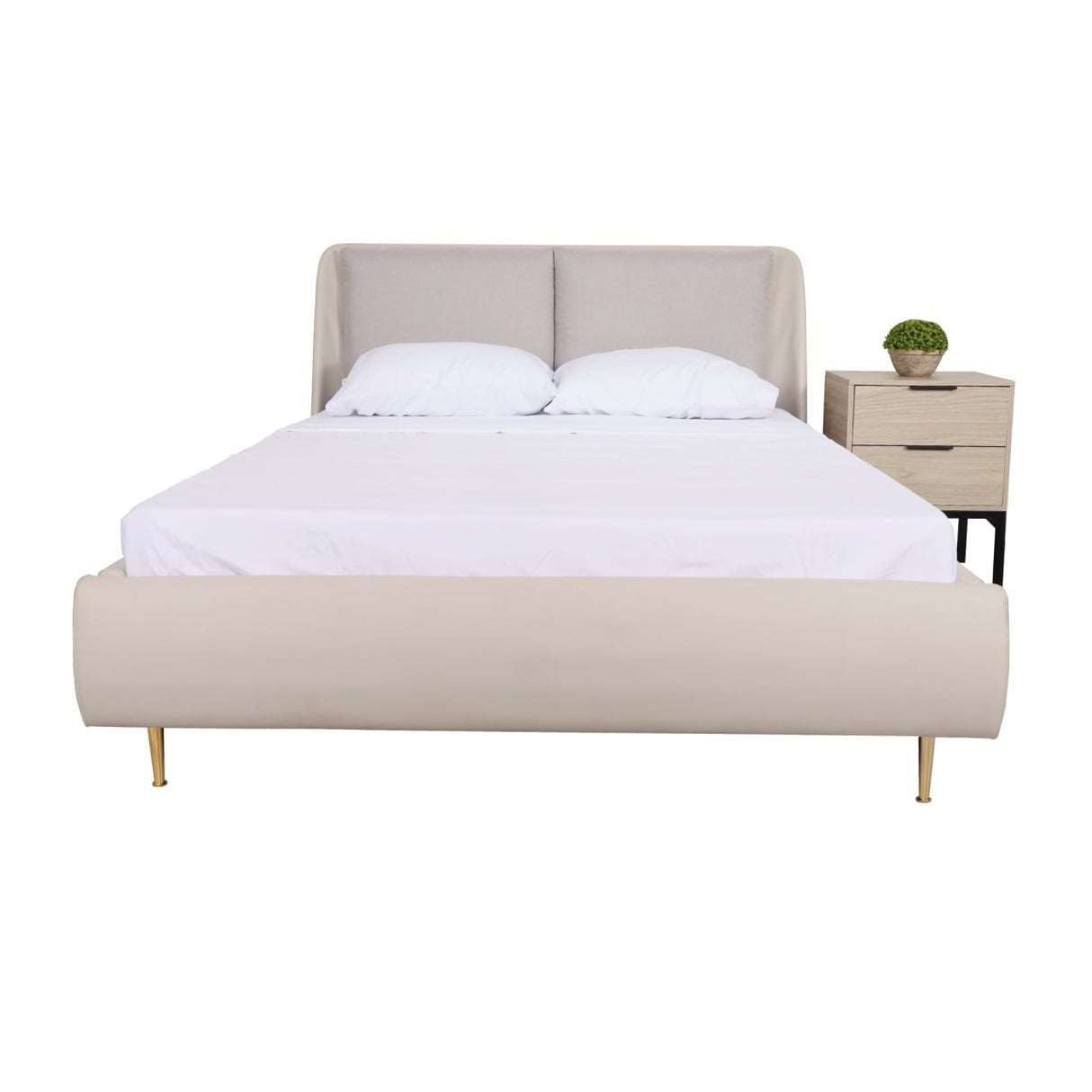 LANY Upholstered Bed Furnigo