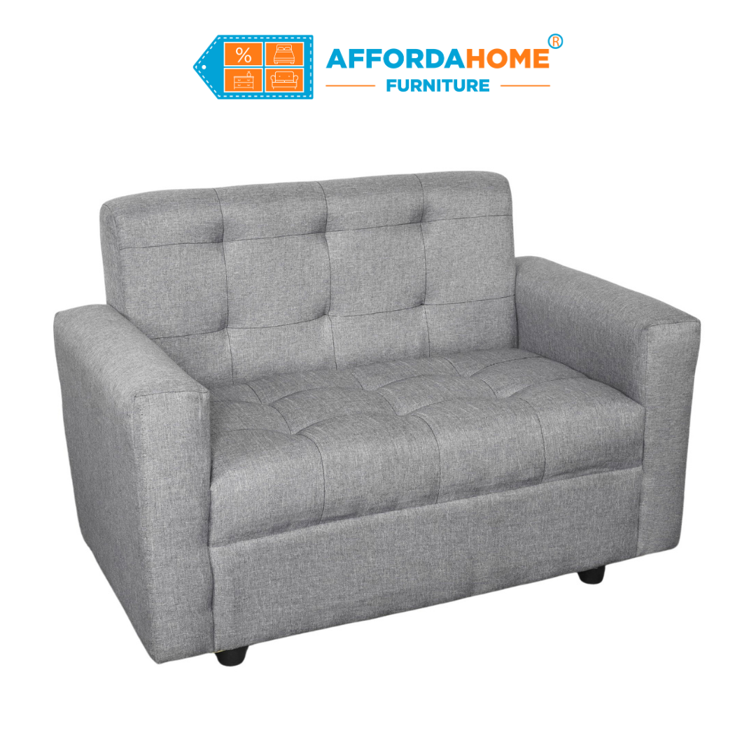 LESTER 2-Seater Fabric Sofa Affordahome