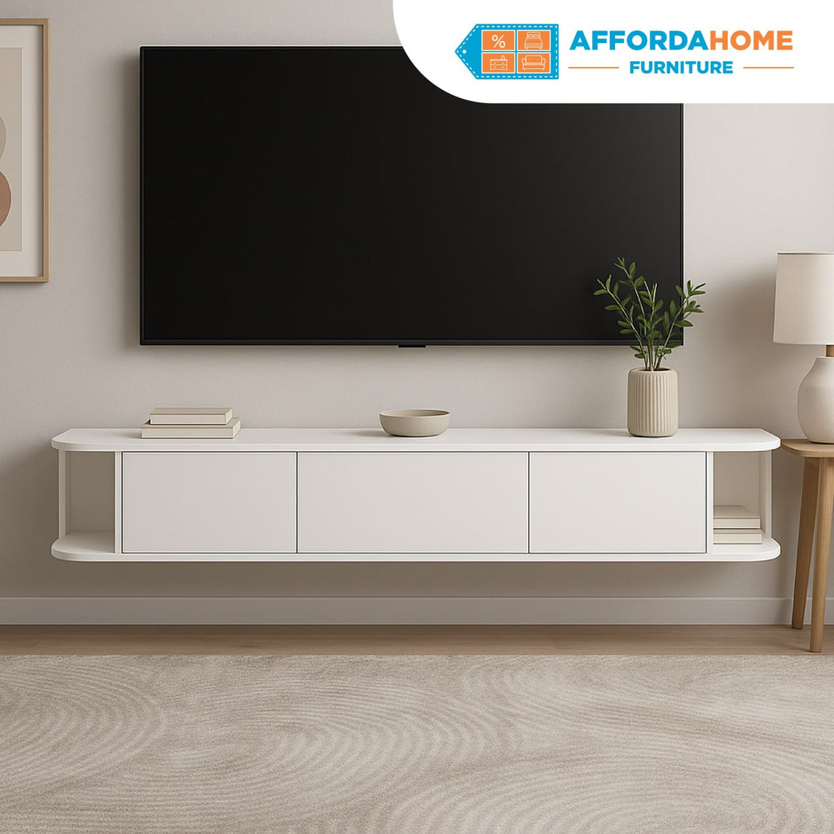 Gaia Floating TV Rack – AF Home