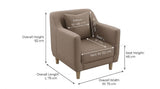 Macy Fabric Accent Chair Affordahome