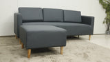 Gaynour Reversible Fabric Sofa Furnigo