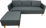 Gaynour Reversible Fabric Sofa Furnigo