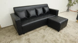 Sage Reversible Leather Sofa Set Furnigo